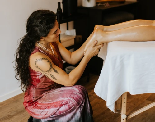 Postupné uvolnění po masáži